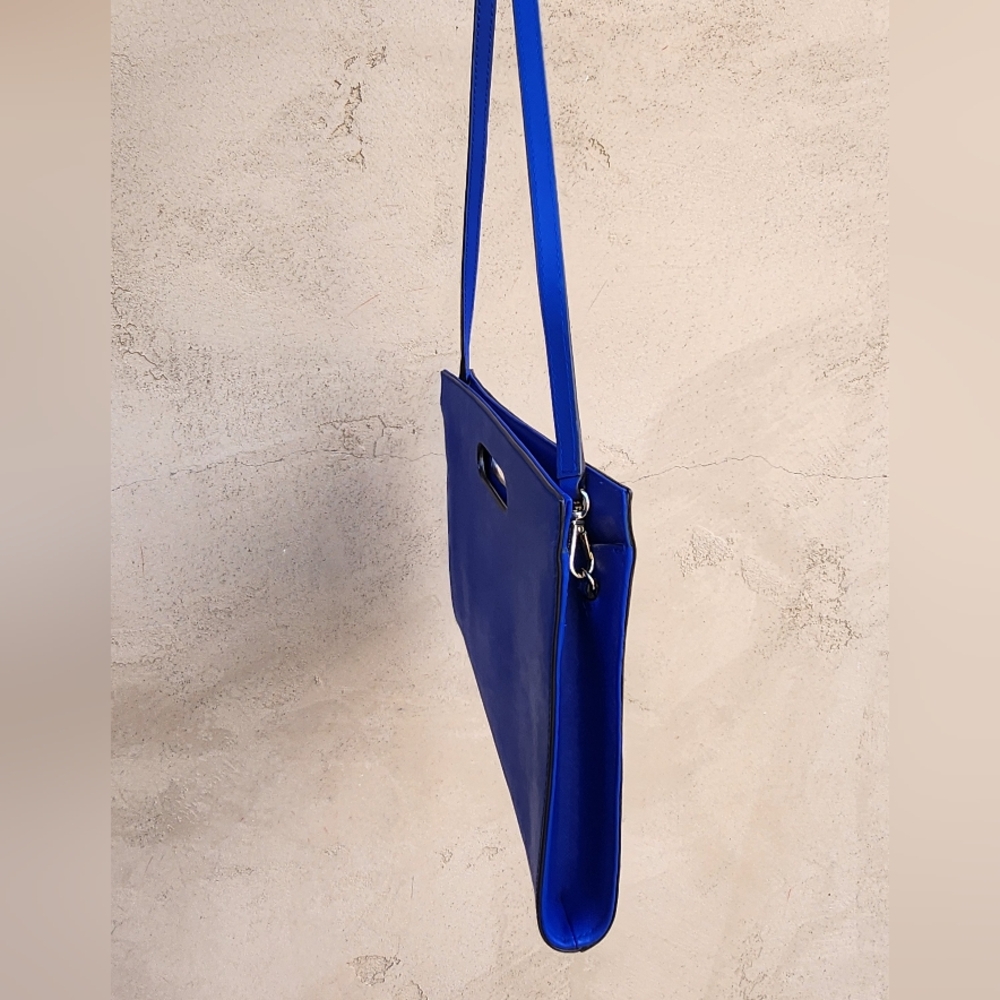 Michael Kors Tilda Convertible Clutch / Shoulder Bag – Rare Electric Blue - Picture 5 of 12